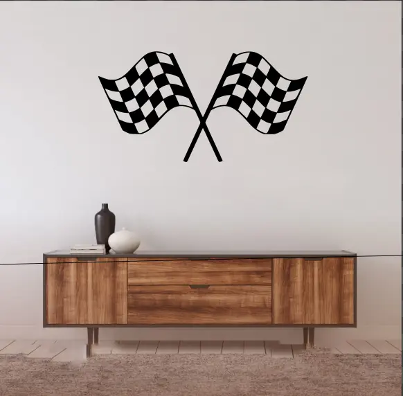 Drapeaux à Damier