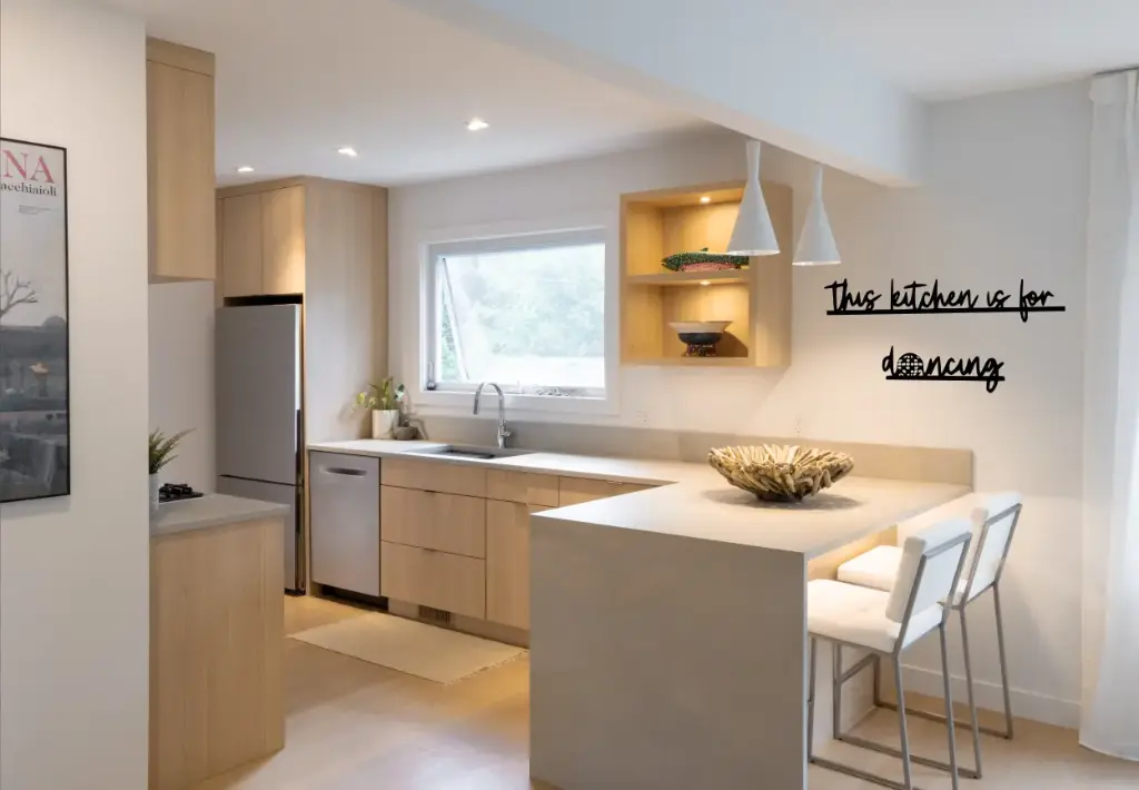 This kitchen is for dancing